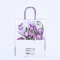 Пакет крафт «Хорошего настроения» 22×12×27 см