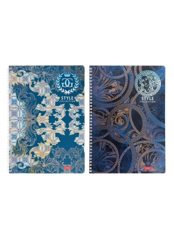 Тетрадь А4 96л кл Hatber Тетрадь А4 96л кл Hatber "От Кутюр. Выпуск №2", на гребне, многоур перф, 3D фольг 2В МИКС