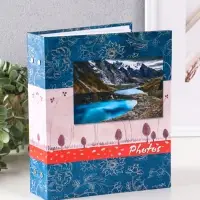 Фотоальбом 200 фото 10X15см, "Горное озеро", ПП карм.