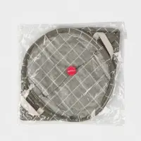 Корзина для белья Доляна &laquo;Клетка&raquo;, 30&times;30&times;30 см, серая