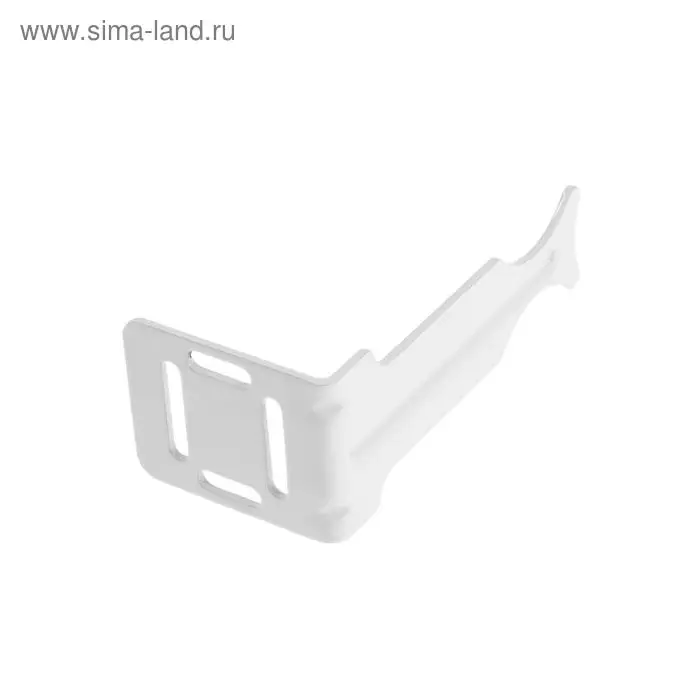 Кронштейн ТУНДРА, для радиатора 3-сторонний полимер, 1 шт.