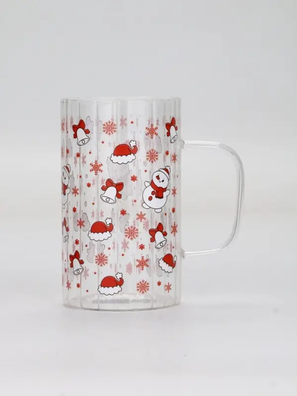 Кружка стеклянная «Новый год», 350 мл
