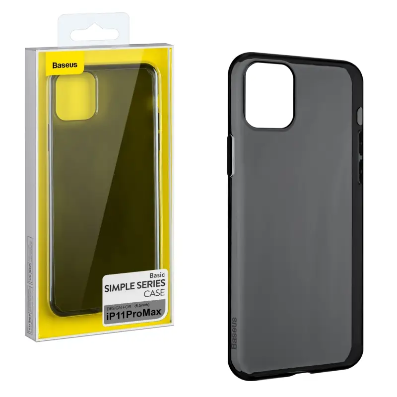 Чехол iPh 11 Pro MAX Simple Series Baseus темный Чехол iPh 11 Pro MAX Simple Series Baseus темный