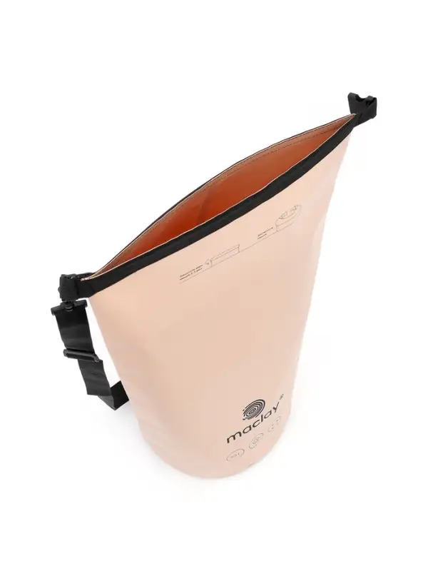 Гермомешок туристический maclay, 20 л, 500D, с лямкой, бежевый