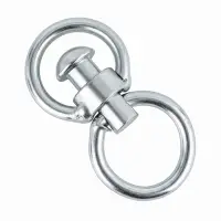 Вертлюг с кольцом, большой (длина-9 см, ширина-4.5 см) 10 шт.