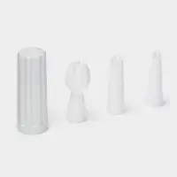 Сифон для взбивания сливок и газировки KONFINETTA, 500 мл, 3 насадки, алюминий, серебристый