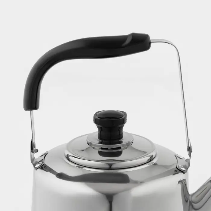 Чайник &laquo;Чайковский&raquo;, 3 л, нержавеющая сталь, хромированный