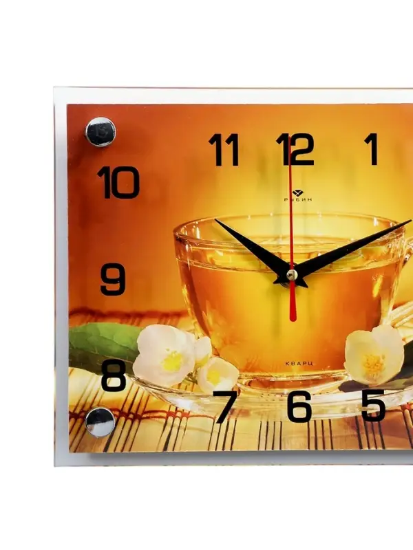 Часы настенные: Кухня, &laquo;Чай&raquo;, бесшумные, 20&times;26 см