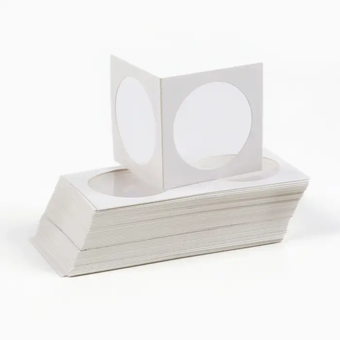 Набор холдеров для монет под скрепку, d=4 см, 50 шт.