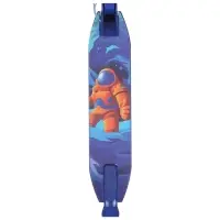 Самокат городской GRAFFITI Comfort 120, складной, колёса PU 120 мм, ABEC 7 Carbon, синий