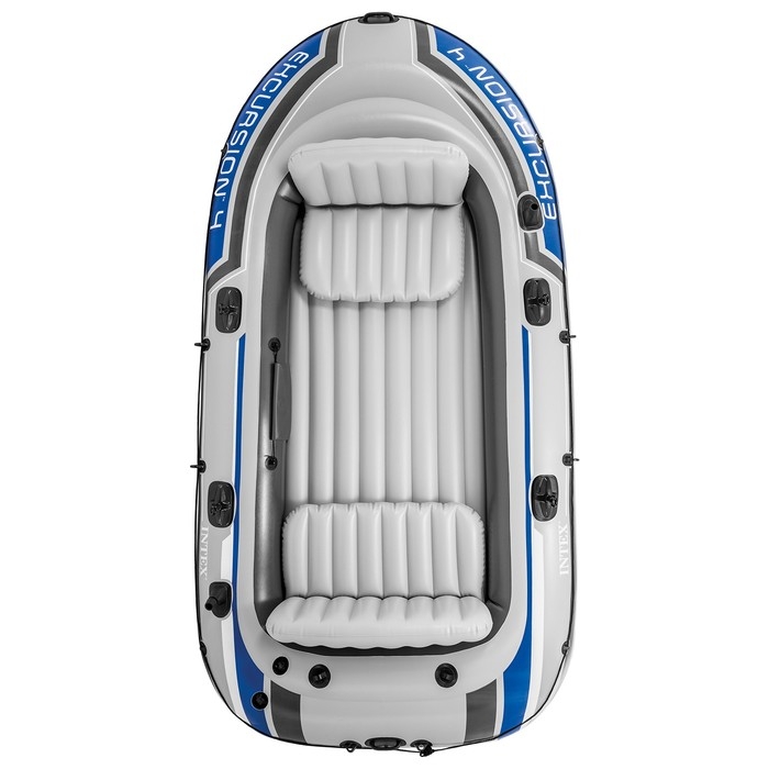 Лодка Excursion 4, 4 местная, 315 х 165 х 43 см, вёсла, насос, до 500 кг, 68324NP INTEX Лодка Excursion 4, 4 местная, 315 х 165 х 43 см, вёсла, насос, до 500 кг, 68324NP INTEX