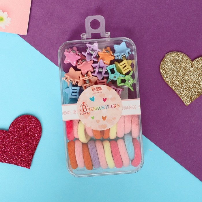 Набор для волос Набор для волос "Непоседа" (35 шт) звёздочка