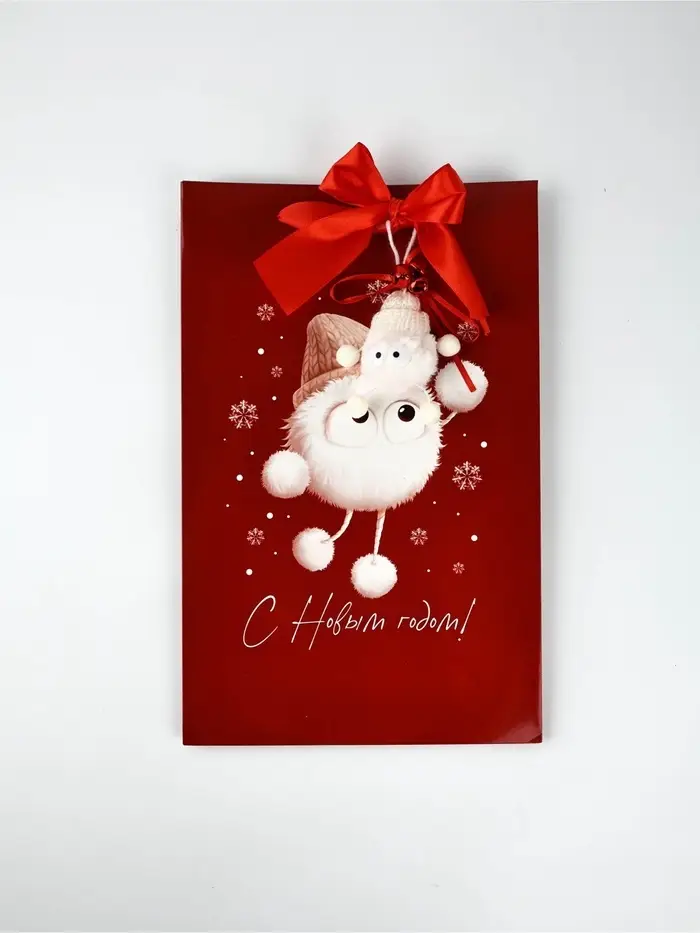 Пакет подарочный «Новогодний сюрприз», с заколками, 25,5 × 9 × 30 см Пакет подарочный «Новогодний сюрприз», с заколками, 25,5 × 9 × 30 см