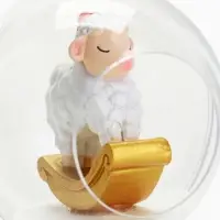 Шар ёлочный &laquo;Барашка качалка&raquo;, 8 см