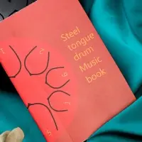 Глюкофон - музыкальный инструмент, черный, 8 лепестков, 15&times;9 см