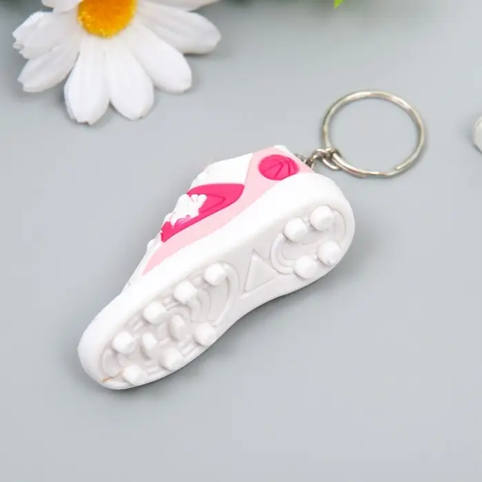 Брелок для ключей на кольце &laquo;Кроссовок&raquo;, резина, 3&times;2.5&times;7.5 см, МИКС