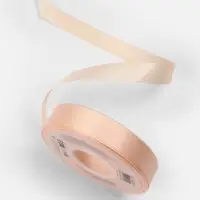 Лента атласная TEIRA, двухсторонняя, 20 мм, 25&plusmn;1 м, светло-бежевая №112