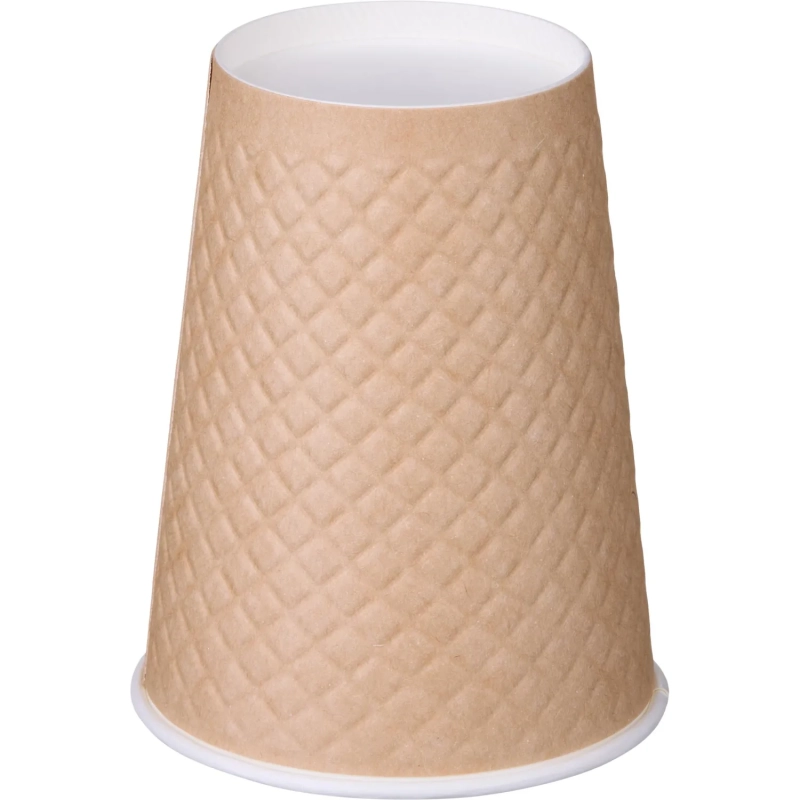 Стакан одноразовый бум двухслойный d-90мм 300мл Waffle Craft (25шт/уп)