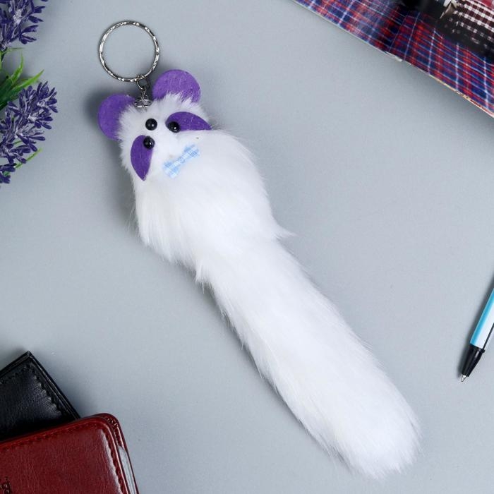 Пушистик на кольце Пушистик на кольце "Цветные глазки", МИКС