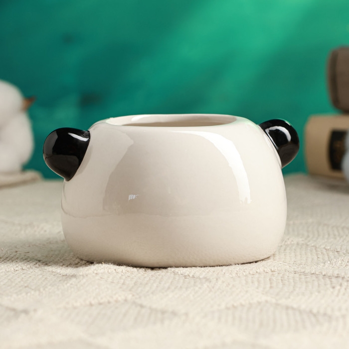 Кашпо  Кашпо "Панда Маша" 9х9х6см