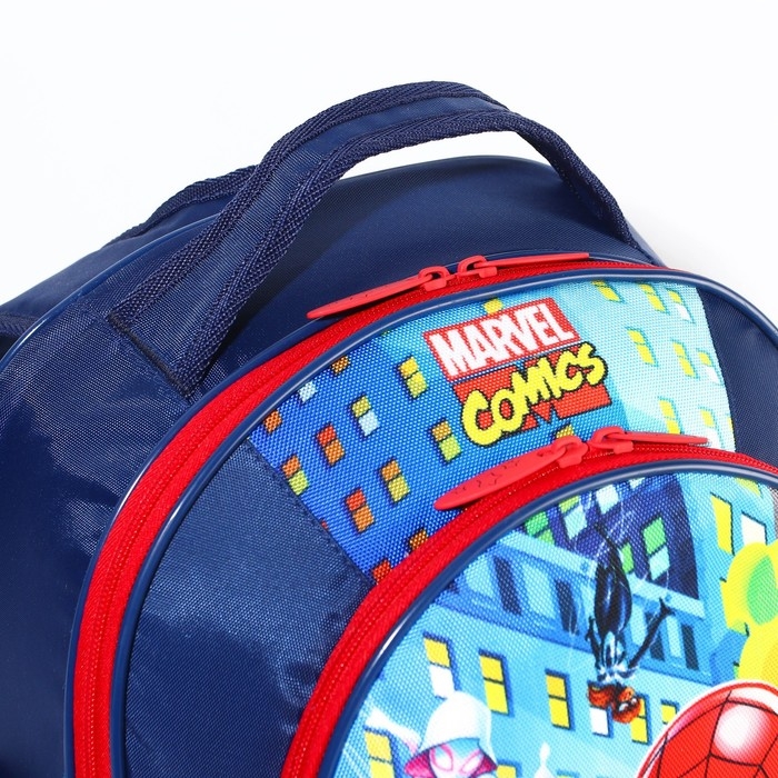 Рюкзак школьный с эргономической спинкой, 37х26х15 см, Человек-паук