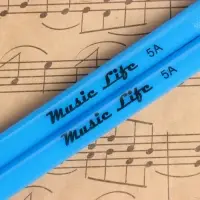Барабанные палочки Music Life 5 А синие, светящиеся