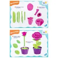 Набор для детской лепки из легкого пластилина "Мой цветочек"