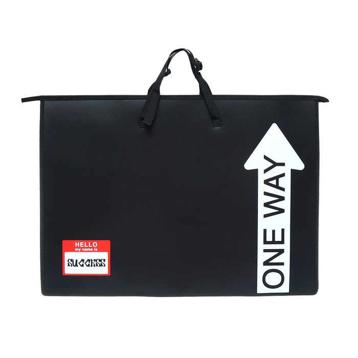 Папка для чертежей и рисунков А2, 650 х 470 х 110 мм, с ручками, пластиковая, молния сверху, Феникс  Папка для чертежей и рисунков А2, 650 х 470 х 110 мм, с ручками, пластиковая, молния сверху, Феникс "Панк"