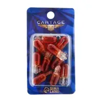 Галогенная лампа для автомобиля Cartage ORANGE, T10, W5W, 5 Вт, 12 В, набор 10 шт.