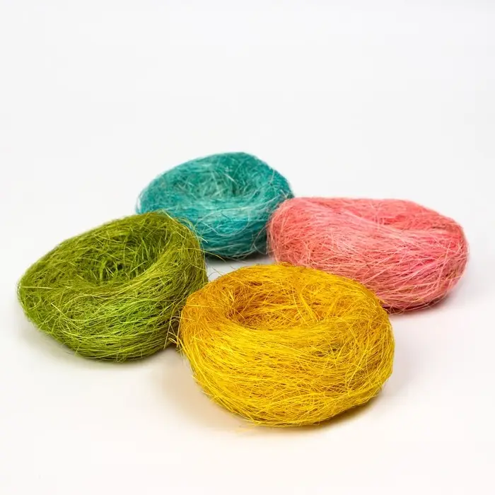 Гнездо, 10 см, крашеная солома, МИКС