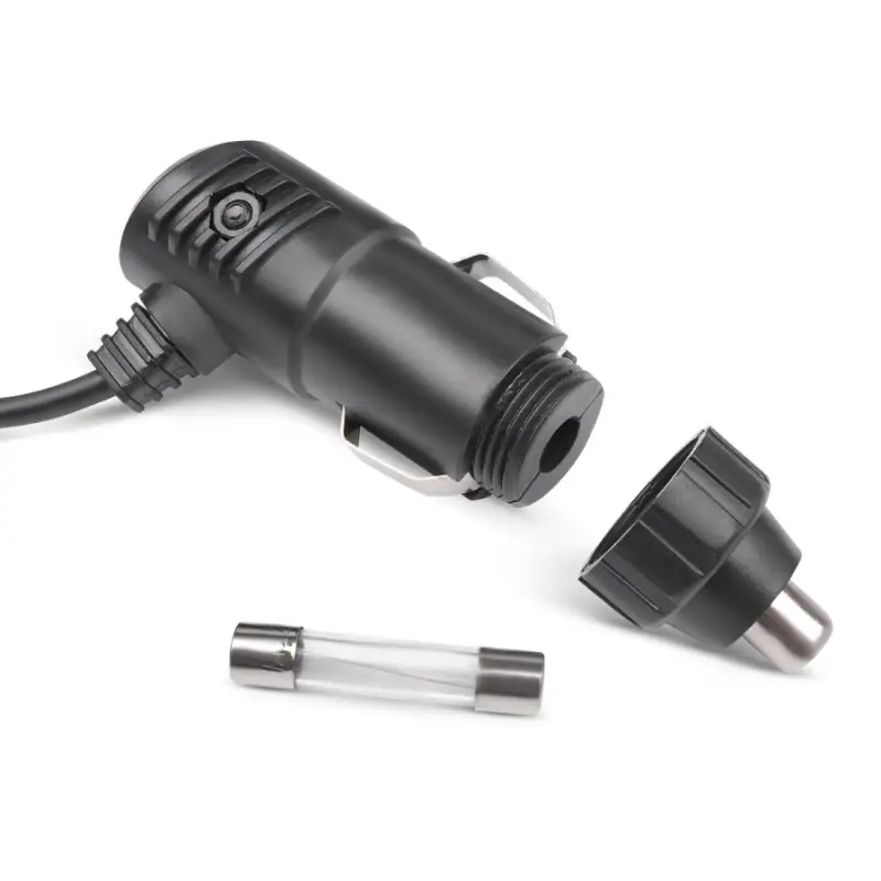 Вентилятор автомобильный двойной AVS 8098 12B 4" (корпус: пластик, цвет:чёрный)