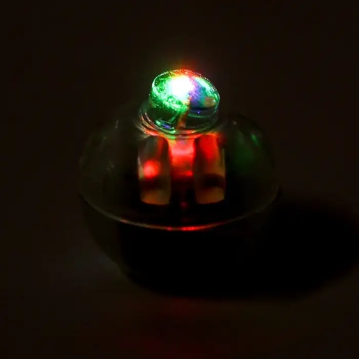 Светодиод для воздушного шара, круглый, цвет мультиколор, пластик Светодиод для воздушного шара, круглый, цвет мультиколор, пластик