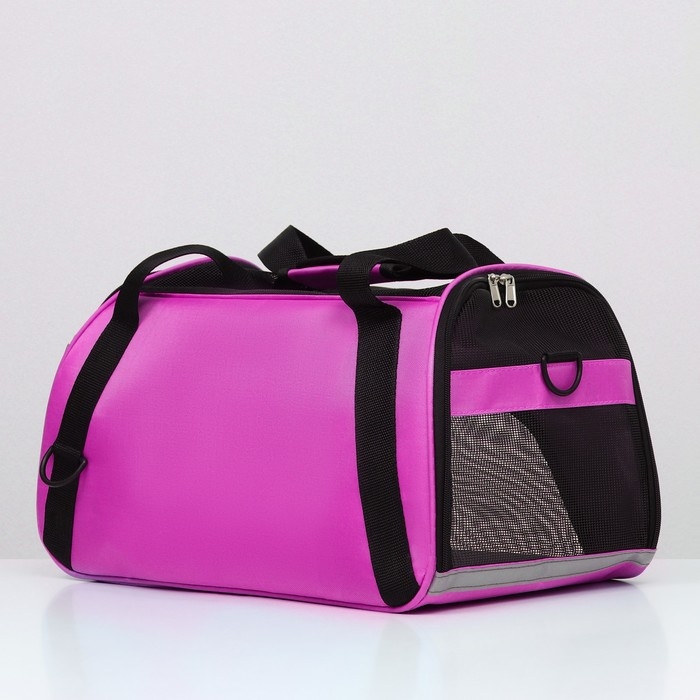 Сумка-переноска сетчатая,52 х 25 х 33 см,  фиолетовая Сумка-переноска сетчатая,52 х 25 х 33 см,  фиолетовая