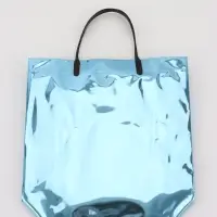 Пакет подарочный ПВХ, голография, голубой, пластиковая ручка, 26×22.5×10 см Пакет подарочный ПВХ, голография, голубой, пластиковая ручка, 26×22.5×10 см