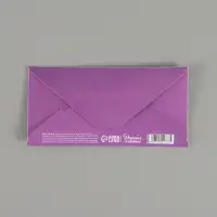 Конверт для денег &laquo;С днём рождения&raquo;, цветы, тиснение, 16.5&times;8 см