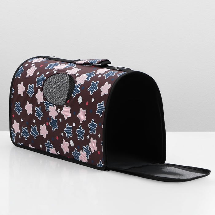 Сумка-переноска для животных  Сумка-переноска для животных "Star", размер L, 53 х 21 х 29 см, бордо
