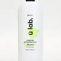Средство для мытья пола, аромат мякоть алоэ, 1000 мл, ULAB Средство для мытья пола, аромат мякоть алоэ, 1000 мл, ULAB