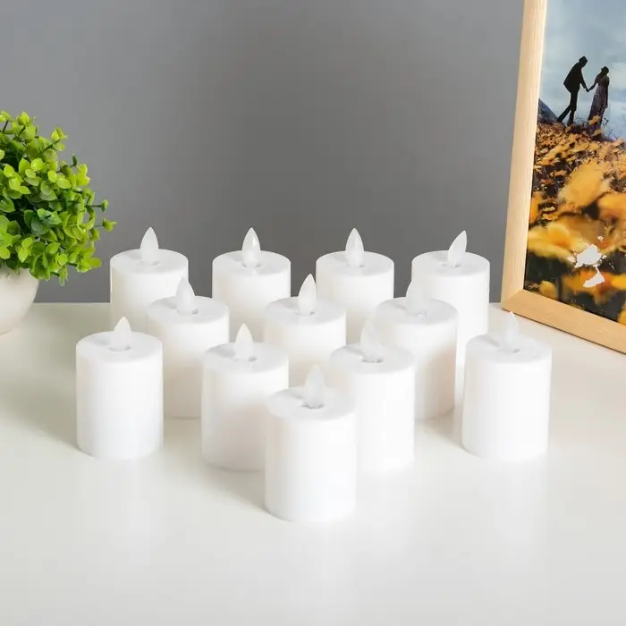 Ночник Ночник "Свеча" LED белый 5х5х7 см