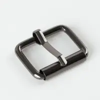 Пряжка проволочная, 3.2&times;2.8 см, 25 мм, 5 шт., цвет чёрный никель