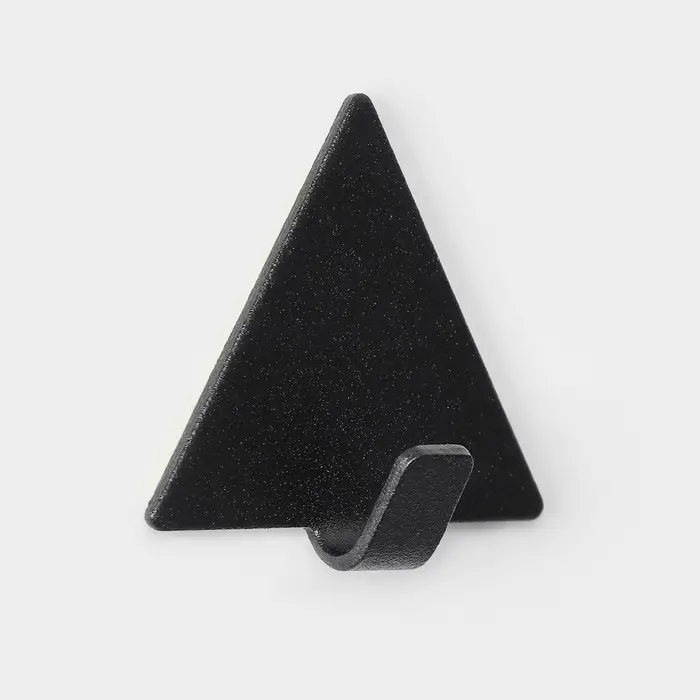 Крючки самоклеящиеся SAVANNA Black Loft, 4 шт., металл, грань 4 см, 4&times;3.9&times;1.5 см, чёрные