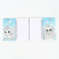 Двойной блокнот на гребне, мягкая обложка, размер 15х12см, 48 л "Твори"