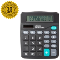 Калькулятор настольный ПОЛНОРАЗ-Й Attache ATC-555-12F12раз.дв.пит.180x145мм