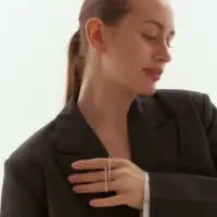 Кольцо медь &laquo;Параллель&raquo;, цвет серебро, безразмерное