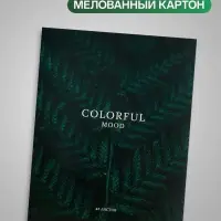 Тетрадь 48 листов в клетку, Calligrata &laquo;Изумруд&raquo;, МИКС