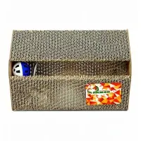 Когтеточка - игрушка, &laquo;Сыр&raquo;, 24.5&times;18&times;8.5 см, с кошачьей мятой, гофрокартон