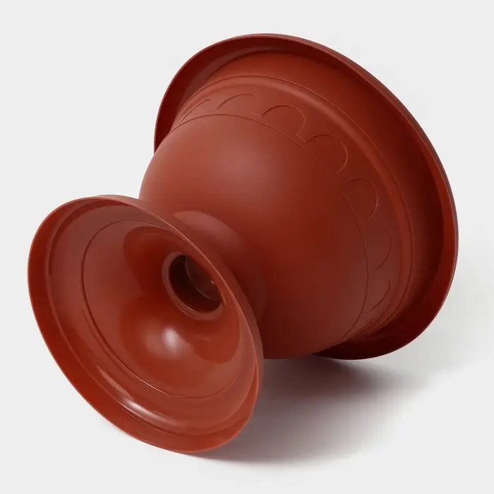 Вазон для цветов &laquo;Колывань&raquo;, 5.3 л, d=30 см, h=24 см, терракотовый