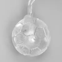 Гирлянда &laquo;Нить&raquo; 5 м с насадками &laquo;Футбольный мяч&raquo;, IP20, прозрачная нить, 30 LED, свечение тёплое белое, 8 режимов, 220 В