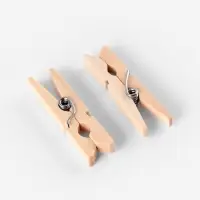 Прищепки для шитья, 3&times;0.5&times;0.3 см, 10 шт., бежевые