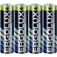 Батарейка Ergolux Alkaline SR4 LR6&nbsp; (LR6 SR4, 1.5В) 4шт/уп