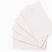 Ценник набор 100 шт. 2.3&times;3.7 см, отверстие 3 мм, белый